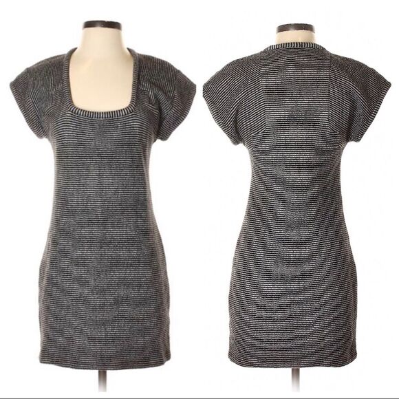 Vena Cava striped wool cotton blend shift dress M - Picture 1 of 5
